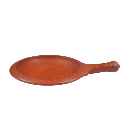 7 Inch Shallow Frying Pan  - Handmade Clay Pottery FREE SHIPPING