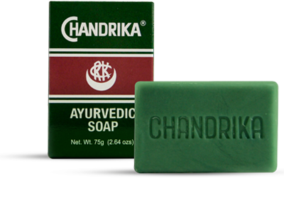 Classic dark green Chandrika soap -  6 pack