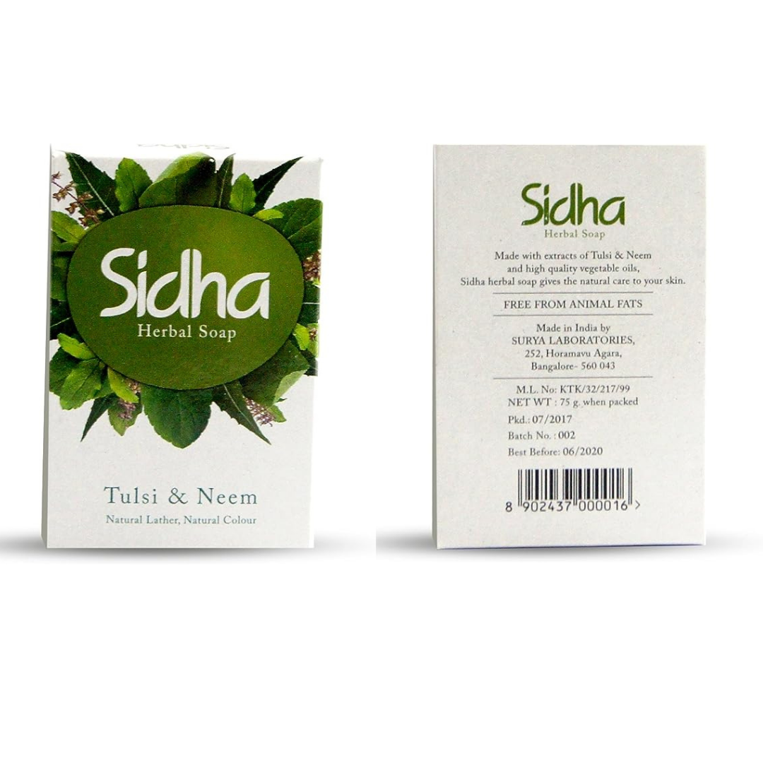 Sidha Ayurvedic Soap 6 Pack