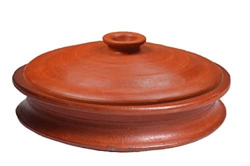 8 Inch Cooking/Serving Bowl With Lid Handmade Clay Pottery FREE SHIPPING